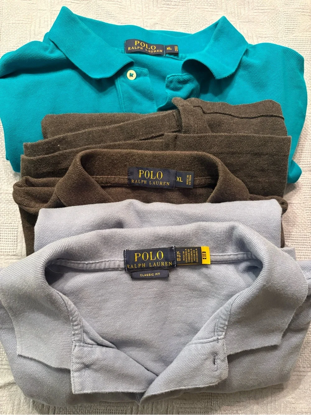 Bundle of 3 Polo Ralph Lauren Shirts Size XL